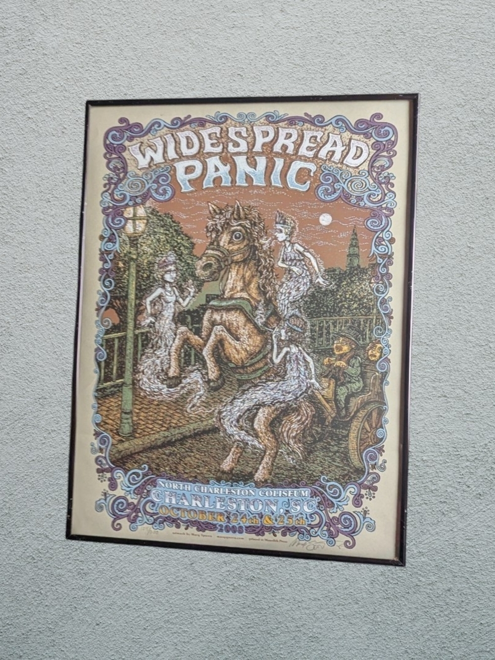 Michaels Widespread Panic Concert Art Poster — Multicolor